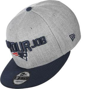 Image de A New Era Nfl18 950 England Patriots Snapbacks snapback gris chiné bleu gris chiné bleu