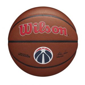 Wilson Ballon de Basket TEAM ALLIANCE, WASHINGTON WIZARDS, intérieur/extérieur, cuir mixte taille : 7