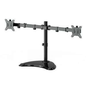 Gembird Support de bureau pour &eacute;cran MS-D2ST-02 (pivotant, inclinable et rotatif), 13"-32", noir