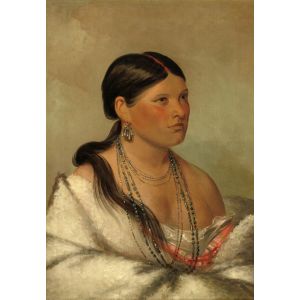 Grafika Puzzle George Catlin : Femme Aigle - Shawano, 1830 Kids