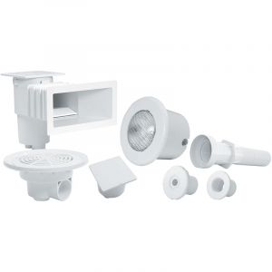 Aqualux Kit Pas Rect 7X3 Beton