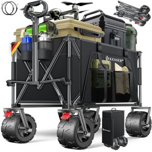 Chariot Plage 200 Kg 300 L D'espace De Rangement Pliable