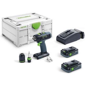 Image de Festool Perceuse-visseuse sans fil T 18+3 HPC 4,0 I-Plus - 576446