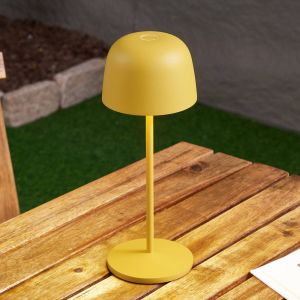 Led Luminaire de terrasse (Avec variateur d'intensité tactile) à intensité variable 'Arietty' en aluminium - jaune