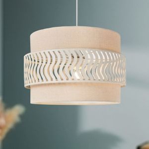 Decoratie Suspension lin et métal