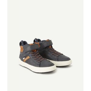 Geox Baskets montantes weemble garcon couleur navy cognac - 32 - Taille 32