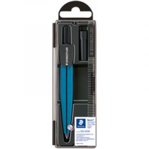 Staedtler Compas scolaire Noris 550 50, vert métallisé - Lot de 4