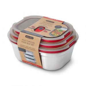 Black+Blum Lot de 3 boites repas