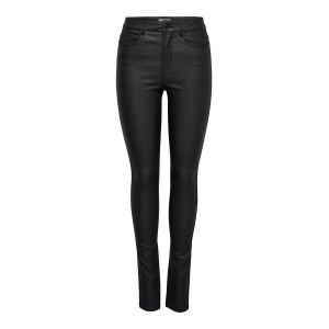 Image de Only NOS Onlanne K Mid Waist Coated Jeans Noos, Jean skinny Skinny Femme, Noir (Black), W30/L30 (Taille fabricant: L)