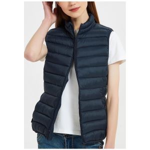 Kebello Manteau Doudoune sans manches Marine F