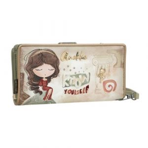 Anekke - Portefeuille tout-en-un femme "Muse" - 18 x 10 x 2 cm - Multicolore