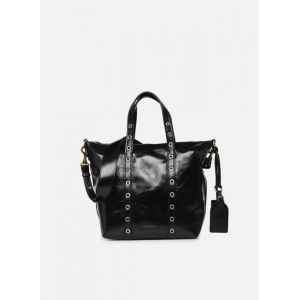 Image de VANESSA BRUNO Sac cabas Zippy en cuir Noir