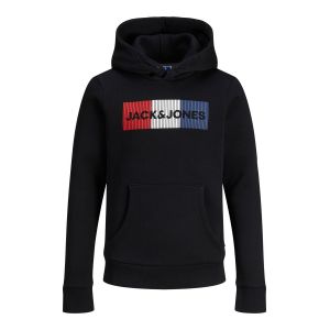 Jack & Jones JJECORP Logo Sweat Hood Noos JR Capuche, Noir 5, 16 Ans Fille