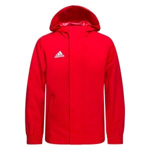 adidas Veste All Weather Entrada 22 - Rouge/blanc Enfant, pointure 140 cm - Rouge - Taille 140 cm