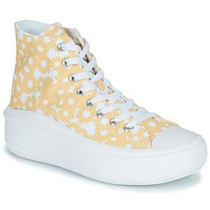 Converse Baskets montantes CHUCK TAYLOR ALL STAR MOVE FLORAL PLATFORM LO-FI CRAFT HI Jaune - Taille 36,37,38,39,40,41,35