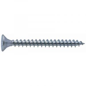 Vissal Vis à bois tête fraisée PZ zinguée filet total 5x60 mm x12 vis