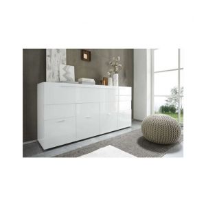 Azura home design Buffet BIZIANNO blanc 161 cm - Blanc
