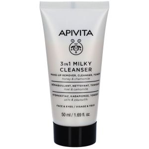Apivita 3 in 1 Cleansing Milk Face & Eyes