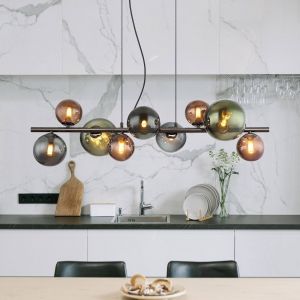 Globo Suspension - RIHA - multicolore - verre - grande lampe de