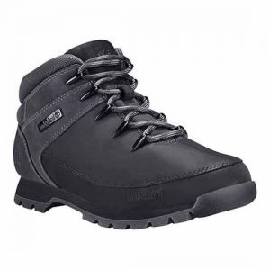 Image de Timberland Euro Sprint Hiker Waterproof, Bottes Chukka Homme, Noir (Black/Grey Nubuck), 40 EU