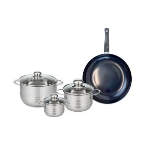 Elo Ensemble de 1 Po&ecirc;le de cuisson 28 cm et 3 faitouts 12, 16 et 20 cm Prima Brillant