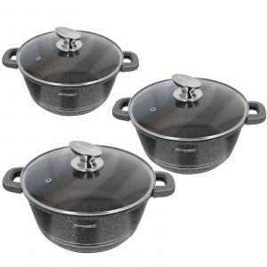 Ensemble de 3 Casseroles Rosnberg