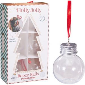 Boules de No&euml;l &agrave; remplir 100ml 6 pi&egrave;ces