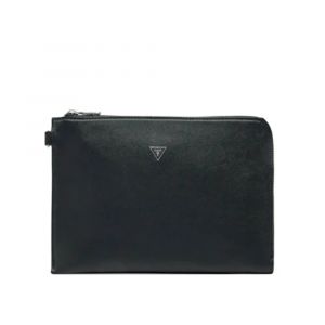 Guess Pochette Milano Saffiano Homme Noir