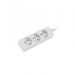 Lanberg Ps0-03e-0150-w Multiprise 1,5 M 3 Sortie(s) Ca Intérieure Bla