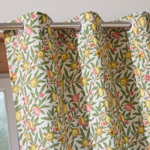 Rideau 135x240 jaune en coton