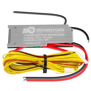 Minimotors BMS Batterie V2 52V pour Dualtron Mini avec Nappes de connexion Noir