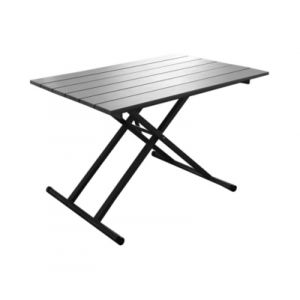 Image de Rendez Vous Déco Table basse relevable en table à manger jardin Pump Gris - PROLOISIRS