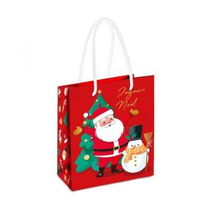 POC TTE CADEAU PÈRE NOËL 32X26X13CM ROUGE Rouge