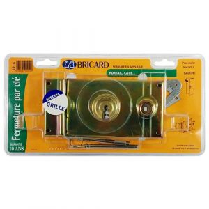 Serrure en applique horizontal Bricard 140x82 gauche