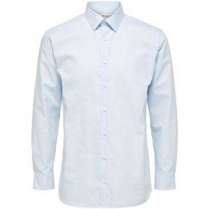 Selected Ethan Classic Overhemd Lichtblauw Bleu