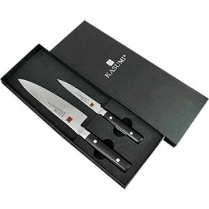 Kasumi Set 2 couteaux japonais Couteau Chef 20 cm et couteau office 8 cm