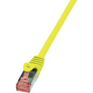 Logilink CQ2067S - Câble RJ45 Cat.6 S/FT 3 m Jaune