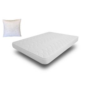 Image de AB Matelas Matelas ECO 140x190cm 2 Oreillers 50x70cm mousse 14 cm