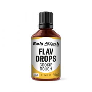 Body Attack Flav drops (50ml) Ar&ocirc;mes et &eacute;dulcorantsCookies Nutrition
