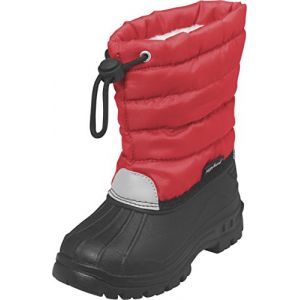 Playshoes Winterstiefel, Moonboots, Schneeschuhe fÃ¼r Kinder, mit Warmfutter, Bottes de Neige Fille, (8 Rot), 26/27 EU