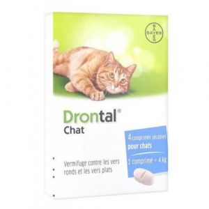 Bayer Drontal Chat 4 Comprimés