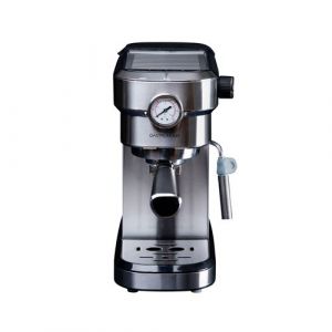 Machine à expresso semi-automatique avec mousseur à lait Gastronoma 18110001 Gris
