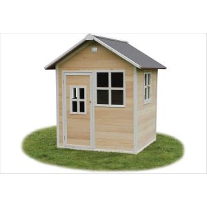 Image de Exit Toys Cabane Bois Loft 100 Naturel