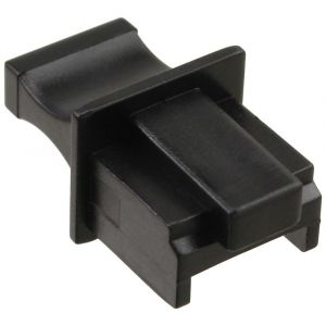 Inline Dust Cover pour prise RJ45 noir 100 pcs. Pack