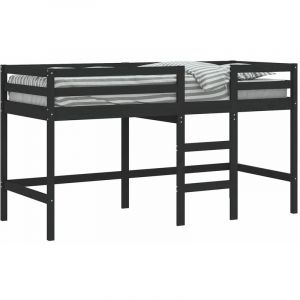 VidaXL Lit mezzanine enfants échelle 80x200 cm bois pin massif