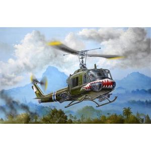 Trumpeter Maquette H&eacute;licopt&egrave;re : UH-1B Huey - Gunship - 1/35