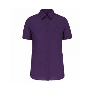 Kariban Judith > Chemise Manches Courtes Femme - Violet, XL, Femme
