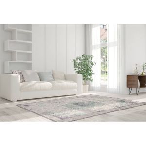 Arte Espina Paris Prix - Tapis Antique Tissé à La Main vintage Bleu Pétrole 160 X 230 Cm