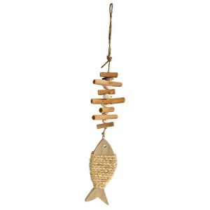 Signes Grimalt Pendentif Poisson D&eacute;coratif Nautique pour D&eacute;coration Maison, Accessoire Style Maritime, Cadeau Original et Unique