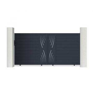 Casanoov - Portail aluminium coulissant veleta 300x160cm